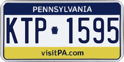 PA license plate KTP1595