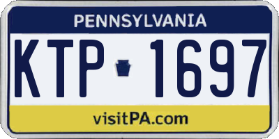 PA license plate KTP1697