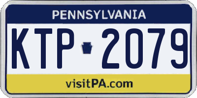 PA license plate KTP2079