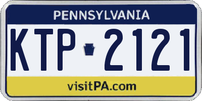 PA license plate KTP2121