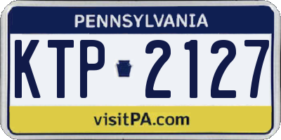 PA license plate KTP2127
