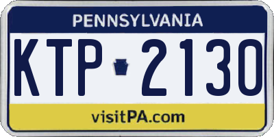 PA license plate KTP2130