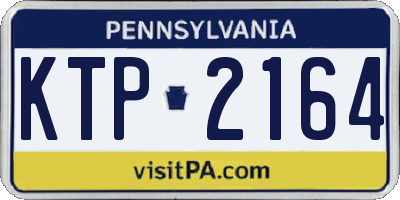PA license plate KTP2164