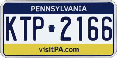 PA license plate KTP2166