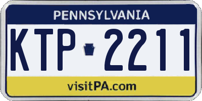 PA license plate KTP2211