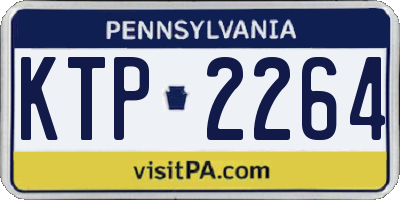 PA license plate KTP2264