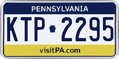 PA license plate KTP2295