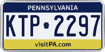 PA license plate KTP2297