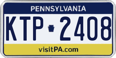 PA license plate KTP2408