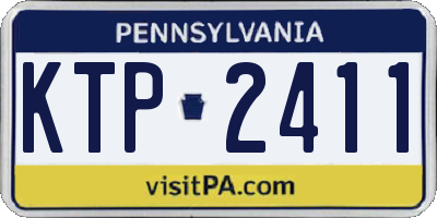 PA license plate KTP2411