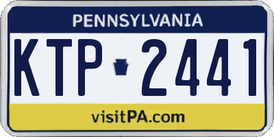 PA license plate KTP2441