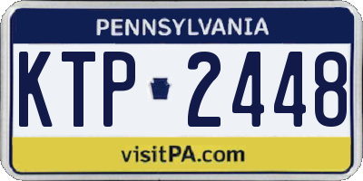 PA license plate KTP2448
