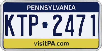 PA license plate KTP2471