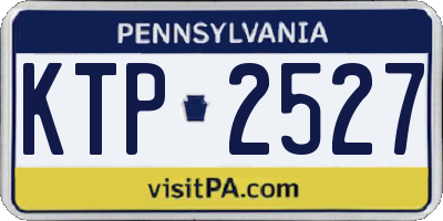 PA license plate KTP2527