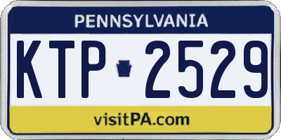 PA license plate KTP2529