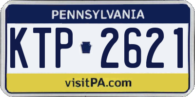 PA license plate KTP2621