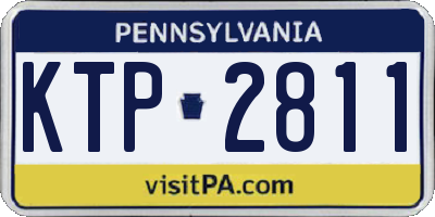 PA license plate KTP2811