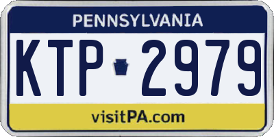 PA license plate KTP2979