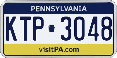 PA license plate KTP3048