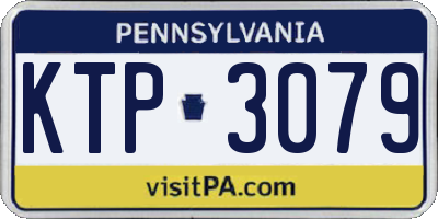 PA license plate KTP3079