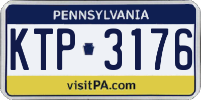PA license plate KTP3176