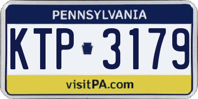 PA license plate KTP3179