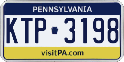 PA license plate KTP3198