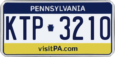 PA license plate KTP3210