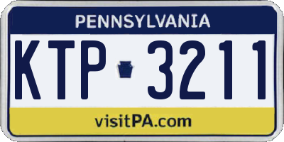 PA license plate KTP3211