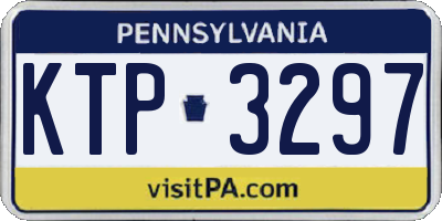 PA license plate KTP3297