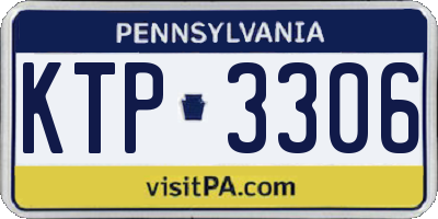 PA license plate KTP3306