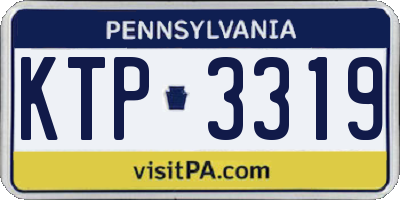 PA license plate KTP3319