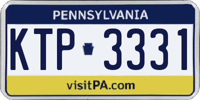 PA license plate KTP3331