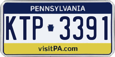PA license plate KTP3391