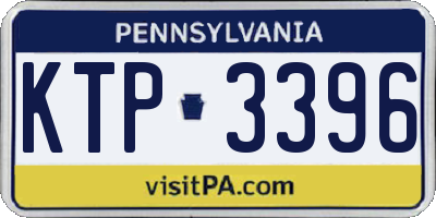 PA license plate KTP3396