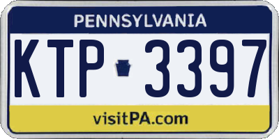 PA license plate KTP3397