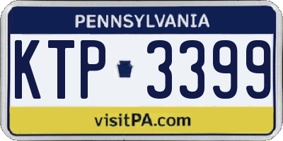 PA license plate KTP3399