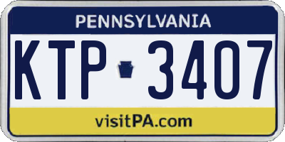 PA license plate KTP3407
