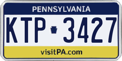 PA license plate KTP3427