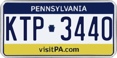 PA license plate KTP3440