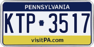 PA license plate KTP3517