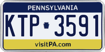 PA license plate KTP3591