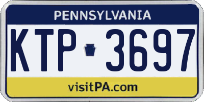 PA license plate KTP3697
