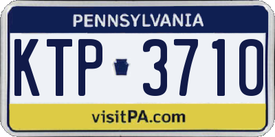 PA license plate KTP3710