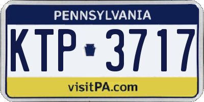 PA license plate KTP3717