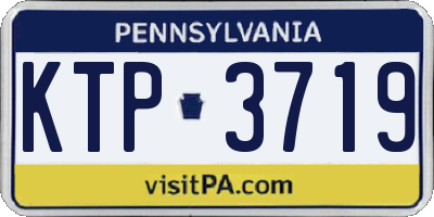 PA license plate KTP3719