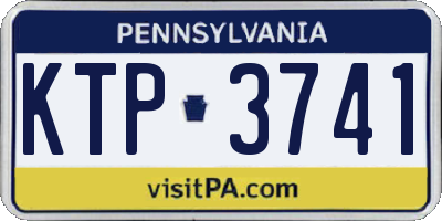 PA license plate KTP3741