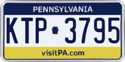PA license plate KTP3795