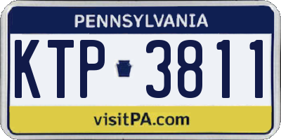 PA license plate KTP3811
