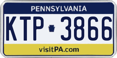 PA license plate KTP3866